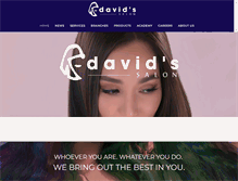 Tablet Screenshot of davidsalon.com.ph